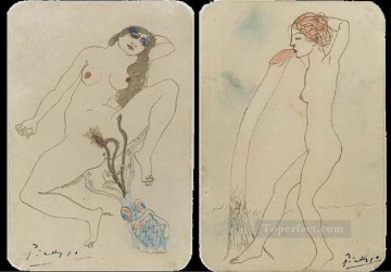 Dos dibujos eróticos Dos dibujos eróticos 1903 Pablo Picasso Pinturas al óleo
